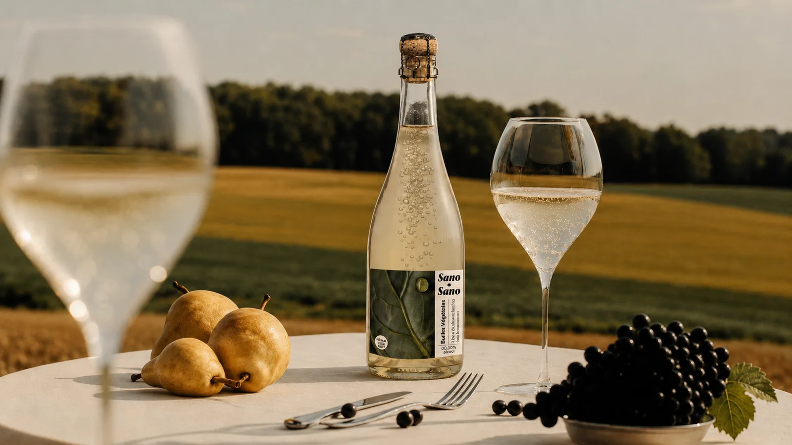 Bouteille Sano Sano dans un cadre festif